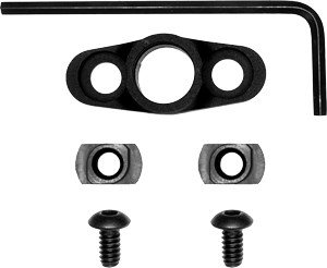 GROVTEC FLANGED PUSH BUTTON BS - M-LOCK NON ROTATING BLACK