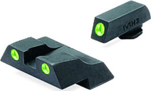 MEPROLIGHT NIGHT SIGHT FIXED - SET GRN/GRN FOR GLOCK 26/27