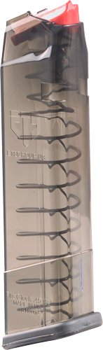 ETS MAGAZINE FOR GLOCK 45ACP - 18RD CRBN SMOKE FITS 21/30/41