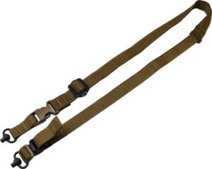 TAC SHIELD SLING 2N1 WARRIOR - QD PUSH BUTTON PADDED COYOTE