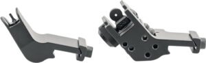 JE FIXED FRONT/REAR SIGHT - 45 DEGREE OFFSET ALUMINUM BLK