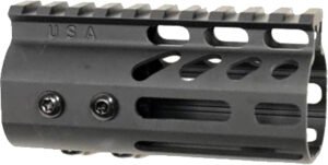 GUNTEC ULTRA LIGHT HANDGUARD - 4" M-LOK BLACK