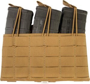 GREY GHOST GE TRIPLE MAG PANEL - 5.56 MAG POUCH LAMINATE COYOTE
