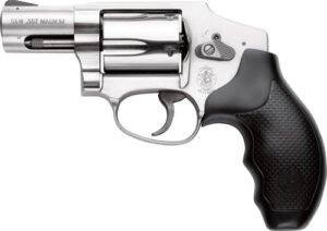 S&W 640 357 2.125" FS 5-SHOT - STAINLESS STEEL RUBBER