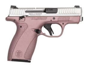 SMITH & WESSON M&P BODYGUARD 2.0 THUMB SAFETY BLUSH/SILVER 380AUTO 2.75IN 1-10RND 1-12RND 14615