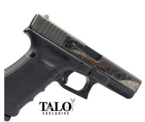 17 GEN 4 9mm 4.5" 17rd TALO Black DLC Engraved