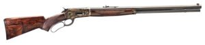 Davide Pedersoli 010S738457 1886 Sporting Full Size 45-70 Gov 8+1 26" Blued Octagon Steel Barrel, Blued Steel Receiver, Walnut Fixed Stock, Right Hand