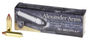 Alexander Arms AB300FTXBOX FTX  50Beowulf 300gr Hornady FTX 20 Per Box/10 Case
