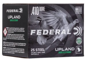 Federal USH4106 Upland Field & Range 410Gauge 3" 3/8oz 6Shot 25 Per Box/10 Case
