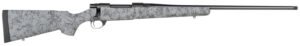 Howa HHS43531 M1500 HS Precision 300 PRC 3+1 24" Threaded Barrel, Black Steel Receiver, Gray w/Black Webbing HS Precision Synthetic Stock