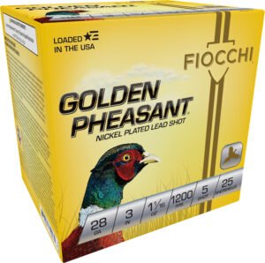 Fiocchi 283GP5 Golden Pheasant Extrema 28Gauge 3" 1 1/16oz 5Shot 25 Per Box/10 Case