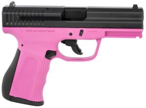 FMK G9C1G2PKSSCM 9C1 G2 9mm Luger 10+1 4" Black Stainless Steel Barrel, Black Serrated Carbon Steel Slide, Pink Polymer Frame w/Picatinny Rail, Black Backstrap Grip