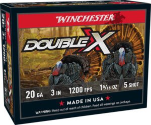 Winchester Ammo STH2035 Double X High Velocity Turkey 20Gauge 3" 1 5/16oz 5Shot 10 Per Box/10 Case