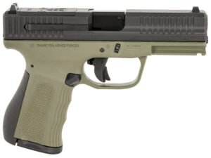 FMK FMKG49OD G3  9mm Luger 14+1 4" Stainless Steel Barrel, Black Optic Cut/Serrated Carbon Steel Slide, OD Green Polymer Frame w/Picatinny Rail, Black Backstrap Grip