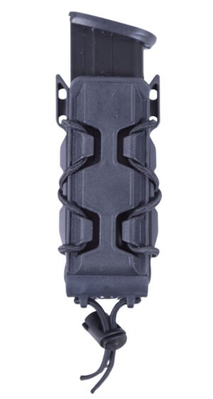 High Speed Gear 16PT01BK TACO V2 Mag Pouch Single, Black Polymer, Belt Clip/MOLLE U-Mount, Compatible w/ Pistol Mags