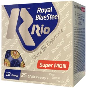 Rio Ammunition RBSM403 BlueSteel Royal 12Gauge 3" 1 3/8oz 3Shot 25 Per Box/10 Case