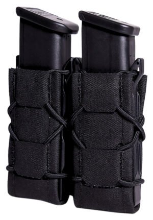 High Speed Gear 24PT02BK TACO Gen 2 Double Black Nylon Laminate MOLLE Mount Pistol