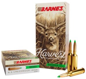 Barnes Bullets 32400  Harvest 6.5Creedmoor 140gr Sierra Tipped GameKing 20 Per Box/10 Case