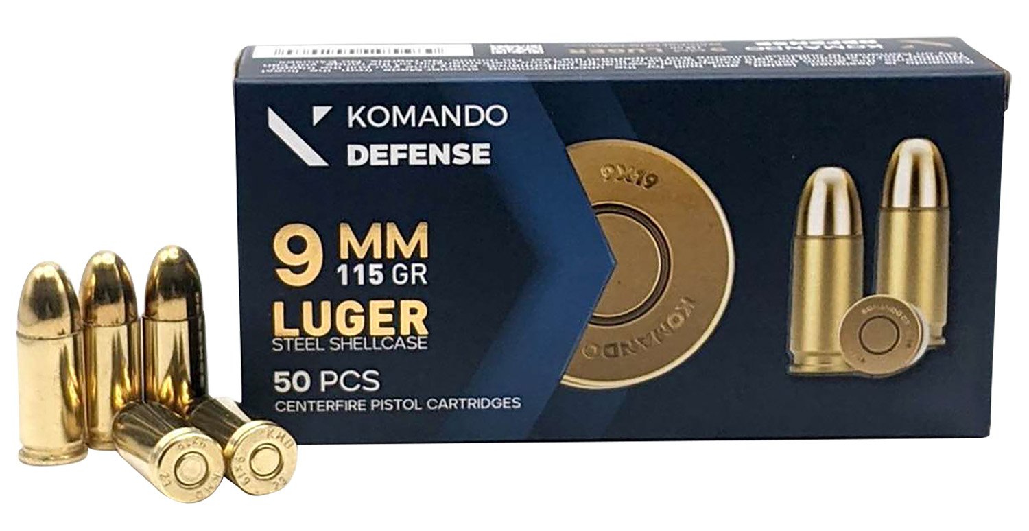 9mm Luger 115gr Brass – 50rd