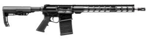 Patriot Ordnance Factory 02358  LMR Base 308 Win 10+1 16.50" Black Aluminum Receiver A2 Style Grip