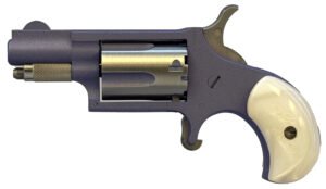 North American Arms 22LRORCHID Mini-Revolver  22 LR 5 Shot 1.13" Orchid Cerakote Stainless Steel Barrel & Frame, Orchid/Stainless Cylinder, White Pearlite Grip, Stainless Exposed Hammer