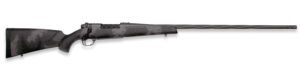 Weatherby  Mark V Live Wild 25 Creedmoor 4+1 22" Carbon Gray Cerakote Fluted Threaded Barrel, Carbon Gray Cerakote Drilled & Tapped Steel Receiver Fixed Black w/Gray Accents Polymer Stock, Right Hand