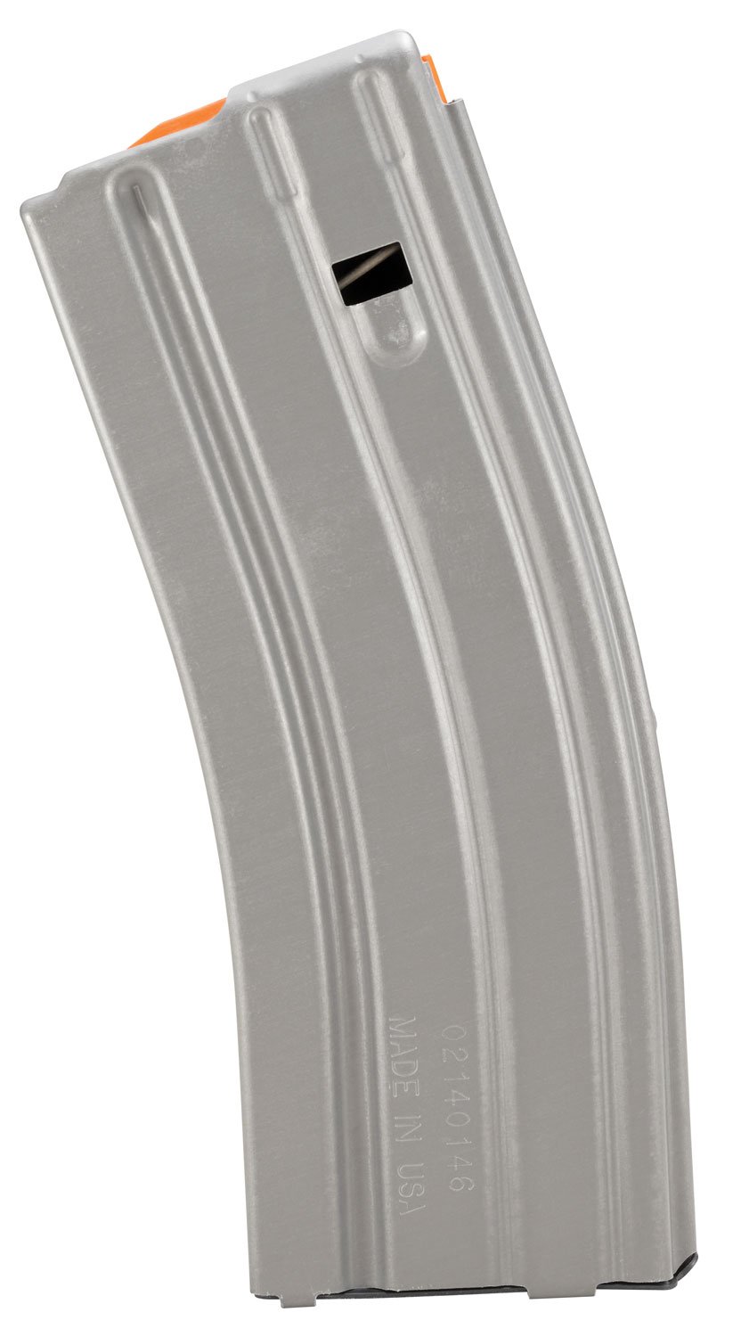 DuraMag 3023002178CPD Speed 30rd 223 Rem/300 Blackout/5.56x45mm NATO for AR-15 Gray w/ Orange Follower Detachable