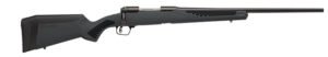 Savage Arms 57040 110 Hunter 30-06 Springfield 4+1 22", Matte Black Metal, Gray Fixed AccuStock with Accufit