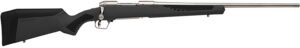 Savage Arms 57083 110 Storm Full Size 7mm-08 Rem 4+1 22" Matte Stainless Button-Rifled Barrel, Matte Drilled & Tapped Stainless Steel Receiver, AccuStock Matte Gray Synthetic Stock, Right Hand