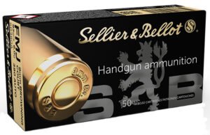 Sellier & Bellot SB380A Handgun  380ACP 92gr Full Metal Jacket 50 Per Box/20 Case