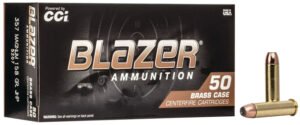CCI 5207 Blazer Brass Handgun 357Mag 158gr Jacketed Hollow Point 50 Per Box/20 Case