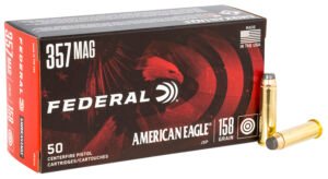 Federal AE357A American Eagle Handgun 357Mag 158gr Jacketed Soft Point 50 Per Box/20 Case