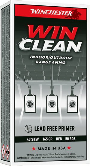 Winchester Ammo WC401 Super X  40S&W 165gr Winclean Brass Enclosed Base 50 Per Box/10 Case