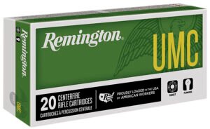 Remington Ammunition 23748 UMC  223Rem 45gr Jacketed Hollow Point 20 Per Box/10 Case