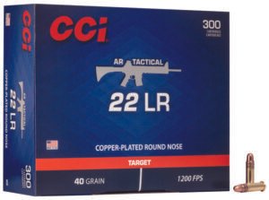 CCI 956 AR Tactical  22LR 40gr Copper Plated Round Nose 300 Per Box/10 Case