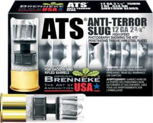 BRENNEKE USA ATS 12GA 2.75" - 1OZ SLUG 5RD 50BX/CS