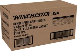WINCHESTER USA 5.56X45 55GR - FMJ 1000RD CASE LOT