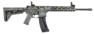 SMITH AND WESSON M&P 15-22 SPORT MOE 22LR 16.5IN BARREL 25RD ODG TOPOGRAPHIC FINISH HANDGUARD W/PICATINNY STYLE RAIL W/M-LOK SLOTS MAGPUL FOLDING MBUS SIGHTS THREADED 14469