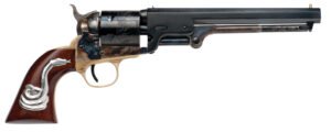 Cimarron CA9081SS101 Man With No Name Conversion Hollywood Series 38 Long Colt 6rd 7.50" Blued Steel Barrel & Cylinder Color Case Hardened Steel Frame with Walnut Grip with Integrated Snake