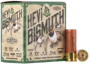 HEVI-Shot HS14704 HEVI-Bismuth  12Gauge 2.75" 1 1/4oz Bismuth 4Shot 25 Per Box/10 Case