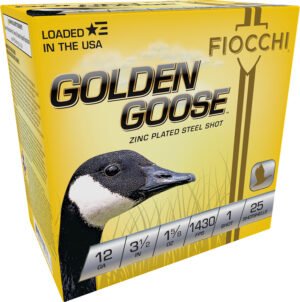 Fiocchi 1235GG1 Golden Goose  12Gauge 3.50" 1 5/8oz 1Shot 25 Per Box/10 Case