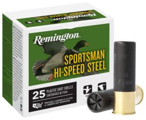 Remington Ammunition 20973 Sportsman Hi-Speed Steel 12Gauge 3" 1 1/8oz BBShot 25 Per Box/10 Case