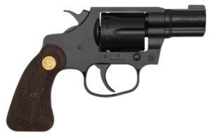 Colt Mfg COBRAMB2WBB Night Cobra  38 Special +P 6 Shot 2" Matte Black Ion Bond Steel Barrel, Cylinder & Frame, Wood Grip