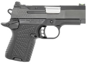 Wilson Combat SFX9SC3A SFX9 Sub-Compact 9mm Luger 10+1 15+1 3.25" Stainless Steel Barrel, Black DLC Serrated Stainless Steel Slide, Black Aluminum Frame w/Beavertail