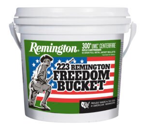 Remington Ammunition 23897 UMC Freedom Bucket 223Rem 55gr Full Metal Jacket 300 Per Box/4 Case
