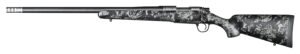 Christensen Arms 8010618400 Ridgeline FFT 300 PRC 3+1 22" Carbon Fiber/Threaded Barrel, Stainless Steel, Black with Gray Accents Stock, Left Hand