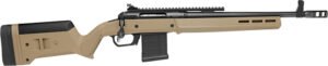 Savage Arms 58189 110 Scout Full Size 308 Win 10+1 16.50" Matte Black Threaded Barrel, Picatinny Rail Carbon Steel Receiver, Flat Dark Earth Magpul Hunter Synthetic Stock