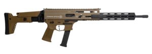 Grand Power 810091158029 Stribog SP9A3G 9mm Luger 16" Black Barrel, Flat Dark Earth Receiver, Polymer Stock & Grip