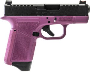 Gforce Arms GF932512PIB Rapture  Sub-Compact Frame 9mm Luger 12+1 3.25" Black Steel Barrel, Black Steel Optic Cut/Serrated Slide, Pink Cerakote Polymer Frame, Shield RMSc/RMR Footprint