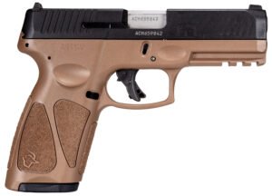 Taurus 1-G3B941B G3  Full Size Frame 9mm Luger 17+1 4" Stainless Steel Barrel, Black Stainless Steel Serrated Slide, Brown Polymer Frame w/Picatinny Rail